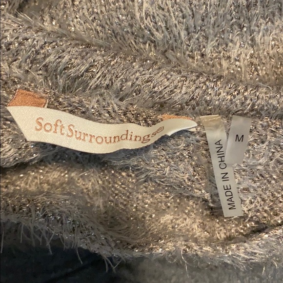 😊NWT Soft Surroundings Sweater - Picture 4 of 5